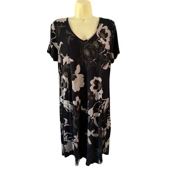 Soma Floral Print Nightgown Women’s Size Small Soft Comfy Loungewear - Picture 1 of 7